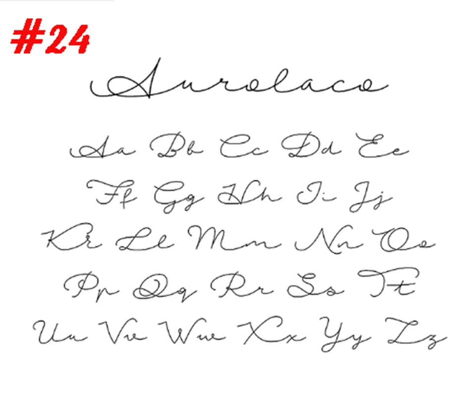 NameAura Custom Name Necklace