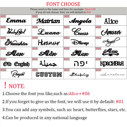 NameAura Custom Name Necklace