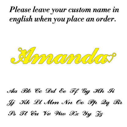 NameAura Custom Name Necklace