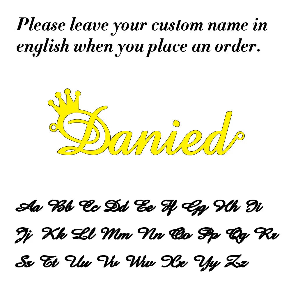 NameAura Custom Name Necklace