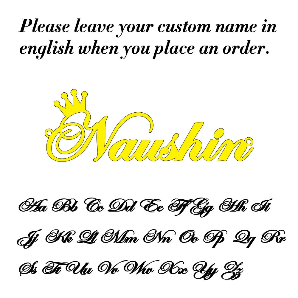 NameAura Custom Name Necklace